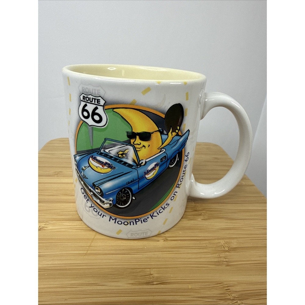 Get Your Moonpie Kicks On Route 66 Coffee Mug Russ Berrie 11oz HTF